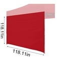 thumbnail image 3 of CUITING Instant Canopy Sunwall for 10x10 Pop Up Canopy  Waterproof  99% UV Protection  1 Pc Sidewalls, 3 of 7