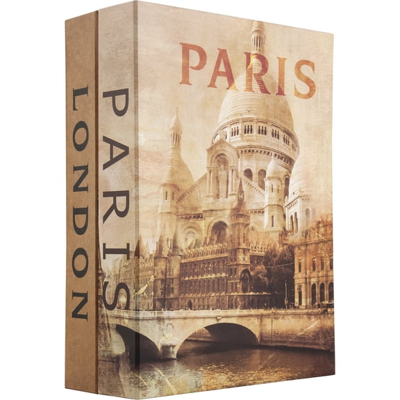 Barska Paris and London Dual Book Lock Box with Key Lock CB12470