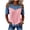 Gold Rose, variant on Womens Cold Shoulder Short Sleeve Top Denim Patchwork Casual Blouse Waffle Texture T Shirt Round Neck Summer Tops for Women