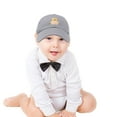 thumbnail image 2 of DALIX Toddler Cute Teddy Bear Hat Cotton Baseball Cap in Gray, 2 of 7
