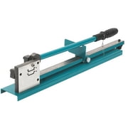 BreeRainz Din Rail Cutter, Double Groove Rail Cutter Tool w/Dual Scale Measuring Ruler, for 35mm Iron Aluminum Rails