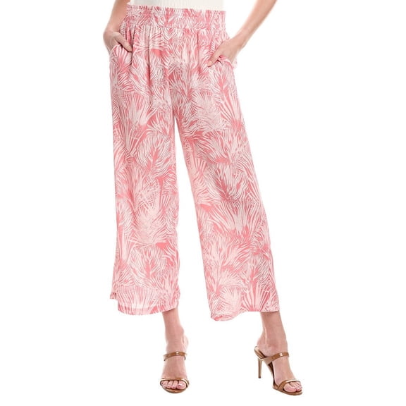 Nicole Miller womens Pant, l, Pink