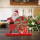 thumbnail image 4 of Manualidades de Papá Noel, decoración de madera, adornos de escritorio, centros de mesa, letreros de madera, adornos de madera, elegante decoración navideña para el hogar, ambiente festivo,, 4 of 7