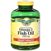 Spring Valley: Omega 3 Fish Oil Dietary Supplement, 400 ct