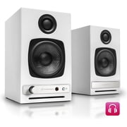 Audioengine HD3 60W Wireless Bluetooth Stereo System with aptX-HD - White