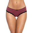 thumbnail image 5 of Attraco Women's Cotton Underwear Lace Briefs with Bow Breathable Panties Pack of 4, 5 of 7