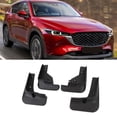 thumbnail image 3 of Guardias de Salpicaduras, Flaps de Lodo anti-Salpicaduras establecidas negras 4 piezas resistentes a la intemperie para cx-5 cx5 2022-2024, 3 of 7