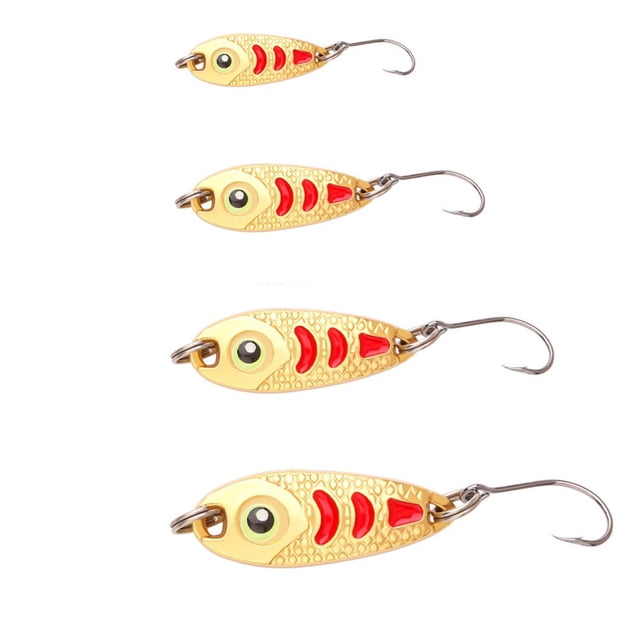 Mini Wobbler Sequin Spoon Lure - Excellent Buoyancy for Fly Fishing Success!