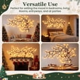 thumbnail image 5 of Enchanted Willow Vine Christmas Lights, Willow Vine Lights for Wall with Christmas Ball Ornaments, Warm White LED Branch Decoration for Christmas Living Room Bedroom Entryway (5.2FT), 5 of 7