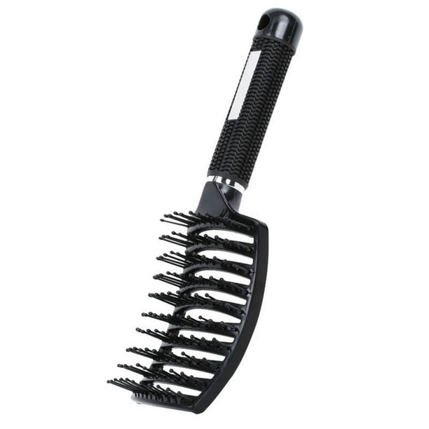 BOOMTB Curved Vented Brush Anti-Static Comb Wet Dry Hair Hairdressing Styling Tools for Men Women Salon Home Use BOOMTB Curved Vented Brush Anti-Static Comb Wet Dry Hair Hairdressing Styling Tools for Men Women Salon Home Use