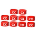 thumbnail image 1 of 10 anillos antideslizantes para caña de pescar luminosos, anillos de tope de caña de silicona, equipo de pesca Rojo 17mm, 1 of 8