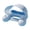 Blue, variant on Detachable Sun Canopy Inflatable Pool Lounger, Floating Water Sofa Recliner with Cup Holder, Summer Outdoor Float for Swimming Pools, Lakes & Beaches