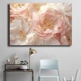 thumbnail image 4 of Mudket Blush Pink Peonies Canvas Wall Art, Framed Floral Print, Ready to Hang Wall Decor for Living Room Bedroom, Elegant Luxury Artwork - 12"L x 8"W, 4 of 10