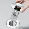 thumbnail image 5 of 2Pcs Sink Filter And Hair Catcher Universal Pop Up Drain Stopper Stainless Steel, 5 of 6