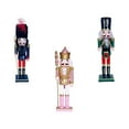 thumbnail image 1 of Figurita de Cascanueces,Adorno de estatuilla de de cascanueces de madera,Decoración de escritorio de estatua de títeres de Cascanueces Estilo A Zulema Figurita de Cascanueces, 1 of 8