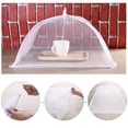 thumbnail image 2 of 6 Pcs Grand Écran en Maille Pop-Up Couverture Alimentaire Tente Parapluie Réutilisable et Pliable Couverture Alimentaire de Pique-Nique Extérieur Filet en Maille, 2 of 8