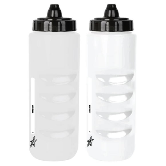 Future Stars 750ml Water Bottle with Squirt Valve, White or Clear