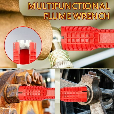 

Home Decor Clearance Multifunctional Sink Wrench Household Water Pipe Faucet Angle Sink Removal