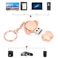 thumbnail image 3 of U Disk Cartoon Car USB 2.0 Flash Drive Dispositivo de almacenamiento de transmisión de alta velocidad Oro rosa (64 GB), 3 of 8
