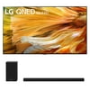 LG 86QNED90UPA 86" QNED MiniLED 4K Smart NanoCell TV with an LG SP9YA 5.1.2 Ch Dolby Atmos Soundbar with Wireless Subwoofer (2021)