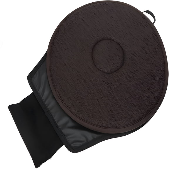 XIBUFE Auto Swivel Cushion Seat, Padded Rotating Vehicle Seat Cushion for Adults, Seniors, and Elderly, 360 Degree Rotating Car Seat Spinner with Non-Slip Base, Mobility Aid and Standing Assist