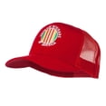 thumbnail image 2 of Vietnam Veterans Badge Embroidered Twill Mesh Cap - Red OSFM, 2 of 5
