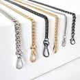 thumbnail image 2 of Accesorios de hardware para equipaje Cadena para bolso Cadena para bolso Elegante correa de hombro tejida DIY con cadena para bolso de metal, 2 of 4