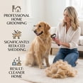 thumbnail image 5 of Pet Pro,Pet Pro Grooming Tool, Double-Sided Dematting Tool, Undercoat Rake, Extra-Wide Dog Grooming Brush & Deshedder Comb for Long Hair, Reduces Shedding 95% for Dogs & Cats, 5 of 7