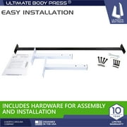 Ultimate Body Press Steel Ceiling Mount Pull Up Bar for 8 Foot Ceilings