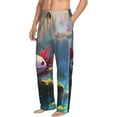 thumbnail image 6 of Sikiie Pond Cute Axolotl Mens Pajama Pants Sleep & Lounge Pants, PJ Bottoms With elastic waistb and Pockets XX-Large, 6 of 6