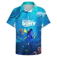 thumbnail image 3 of Finding Nemo Men's Hawaiian Shirt Short Sleeve Casual Summer Beach Aloha Shirt Button Down Hawaii Shirts, 3 of 7