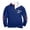 bleu, variante sur Chandail à Col Montant Style Britannique Demi-Fermeture à Glissière pour Usage Quotidien Décontracté - Chandail en Molleton Doublé Confortable pour Hommes avec Manches Longues et Confort Chaud