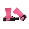 thumbnail image 3 of LOVIVER Weight Lifting Wrist Straps Pull Ups Hand Grips for Sports Strength Training Pink, 3 of 8