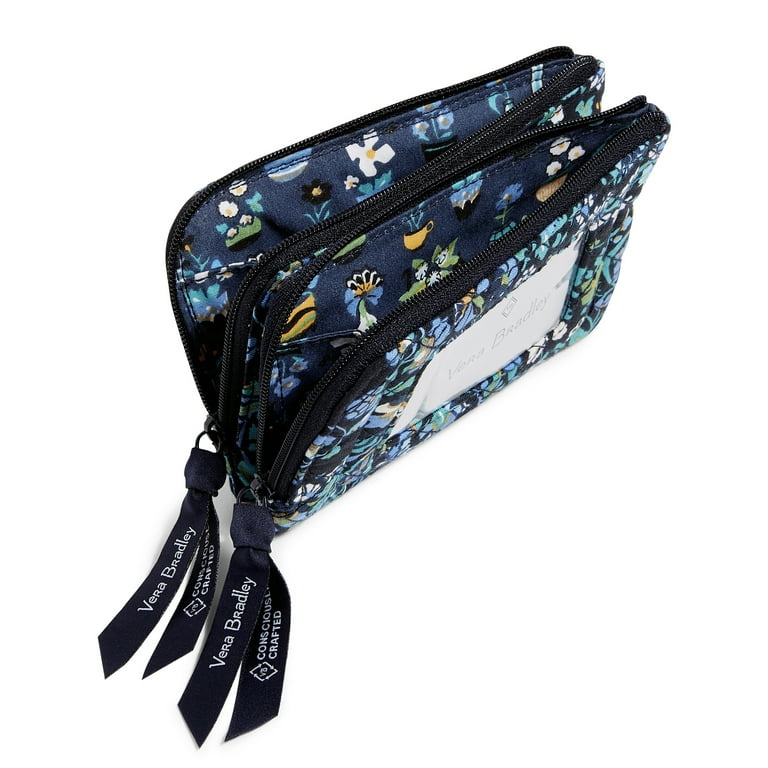Vera bradley double cheap id wristlet