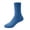 Blue, variant on 1 Pair Kids Mid-Calf Socks Unisex Solid Color Soft Comfortable Breathable Straight Leg Stockings for Boys Girls 1-12 Years Casual Outdoor Sport School Activewear