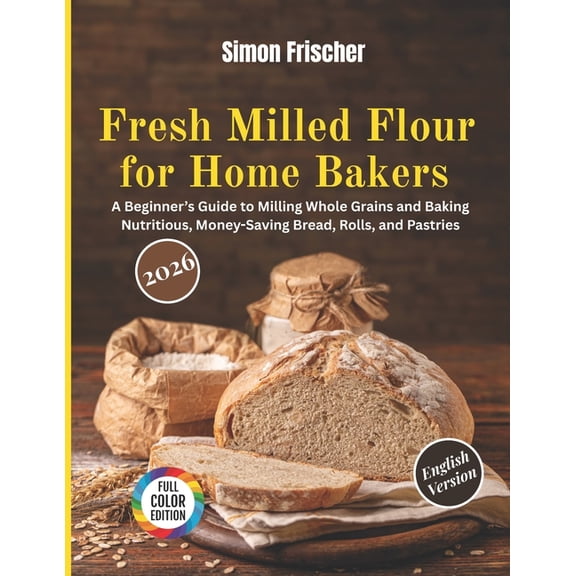 Fresh Milled Flour for Home Bakers: A Beginner's Guide to Milling Whole Grains and Baking Nutritious, Money-Saving Bread, (Paperback)