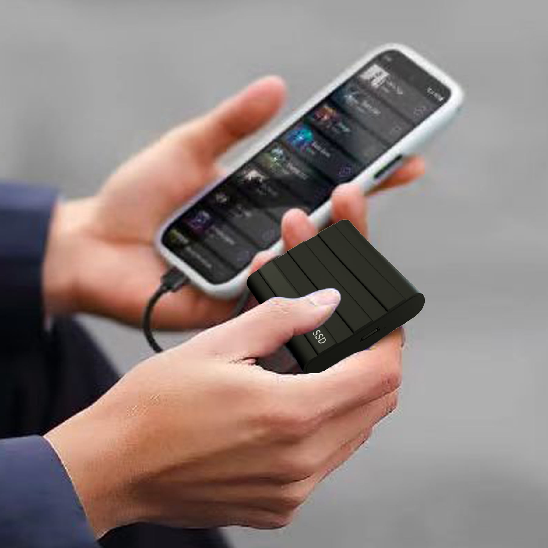 Portable Solid State Drive Storage for Computer, Laptop