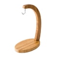thumbnail image 2 of Soporte de soporte de bambú para suspensión de plátano-exhibición resistente de con gancho para o , encimera de almacenamiento BLESIY percha de plátano, 2 of 8