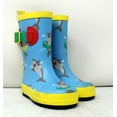 thumbnail image 1 of Sun Squad Small Kids Gardening Boots Blue Sharks, 1 of 1