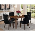 thumbnail image 2 of East West Furniture 5 Piece Dining Set for Small Spaces Contains a Rectangle Kitchen Table, 2 of 7
