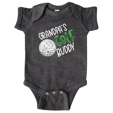 

Inktastic Grandpa s Golf Buddy with Golf Ball Gift Baby Boy or Baby Girl Bodysuit