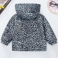 thumbnail image 6 of Curuila Kids Infant Girls Coat With Zipper Long Sleeve Graphic Print Hooded Jacket For Girls Lightweight Fashionable Outerwear Size 3-4 Years, 6 of 7