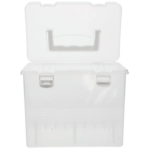 GOOHOCHY Marker Storage Box Travel 19.00X16.50X12.00CM Transparent
