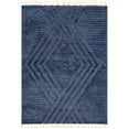 thumbnail image 2 of nuLOOM Risette Geometric Shag Tassel Area Rug, 2' 7" x 8', Blue, 2 of 9