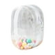 thumbnail image 4 of Bolsa transparente CUTICAT para muñecas estuche de exhibición coleccionable portátil a prueba de polvo para Bola de llavero blanca, 4 of 8