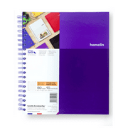 3 Subject Spiral Notebook College Ruled 8.5"x11" ULTRA Violet