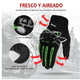 thumbnail image 2 of Guantes Proteccion Pantalla  Bloosom Táctil De Dedo Para Motocicleta Verde M, 2 of 4