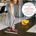 thumbnail image 5 of Shiny Floors with Scrubbing Strips, Reusable & Machine Washable Microfibre Mop Pads, Optimal on Oil Stains, Quick Drying for Wet Dry Use, Compatible with Vileda UltraMax/UltraMaT, 5 of 5