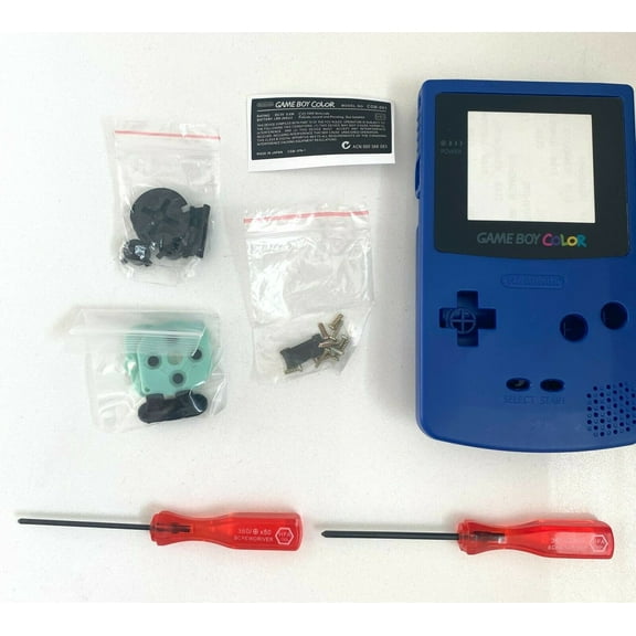 Replacement Housing for Nintendo Game Boy Color Lens GBC Shell Blue