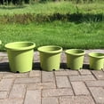 thumbnail image 6 of 1 Gallon Flowerpot For Indoor Outdoor Plants, Green Vine & Rose Planter With Drainage Holes, Lightweight Reusable Bonsai Pot For Garden Balcony Home Gardening, 6 of 6